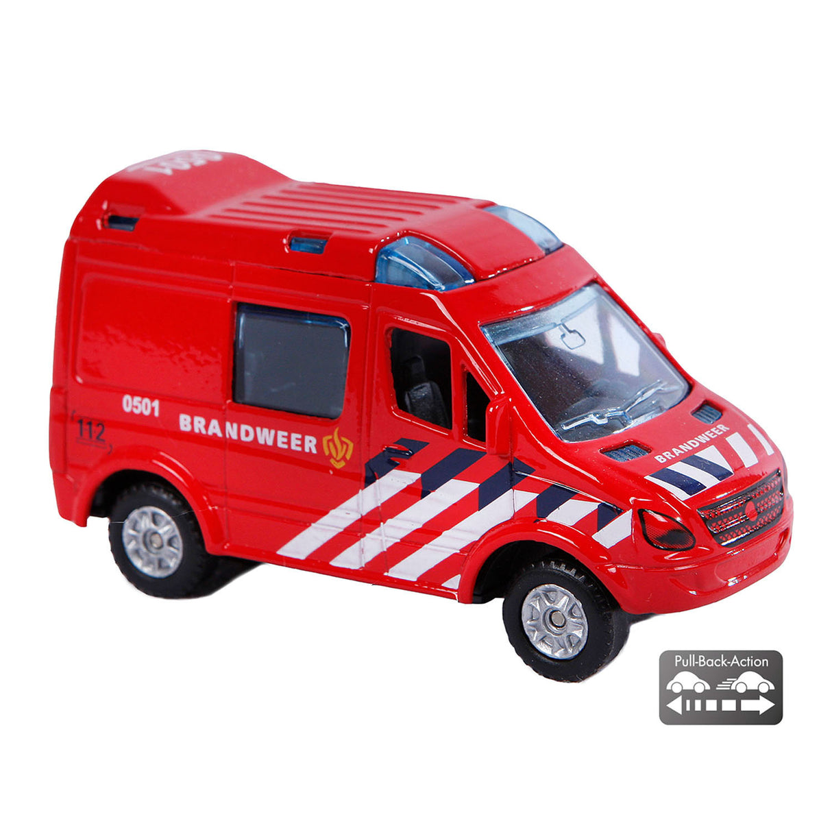 Kids Globe Globe Die-Cast-Feuerwehrauto, 8 cm