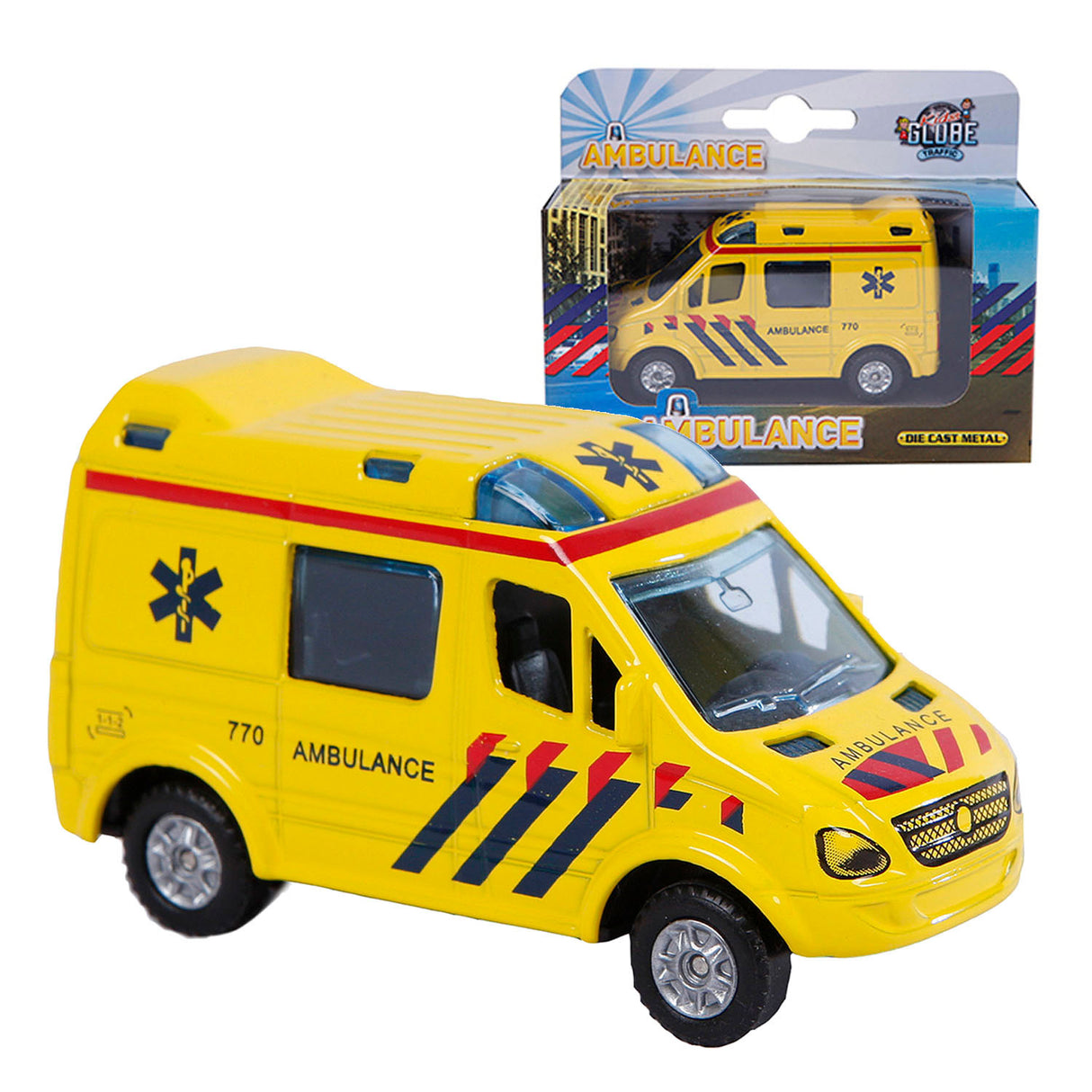 Kids Globe Druckguss-Krankenwagen nl
