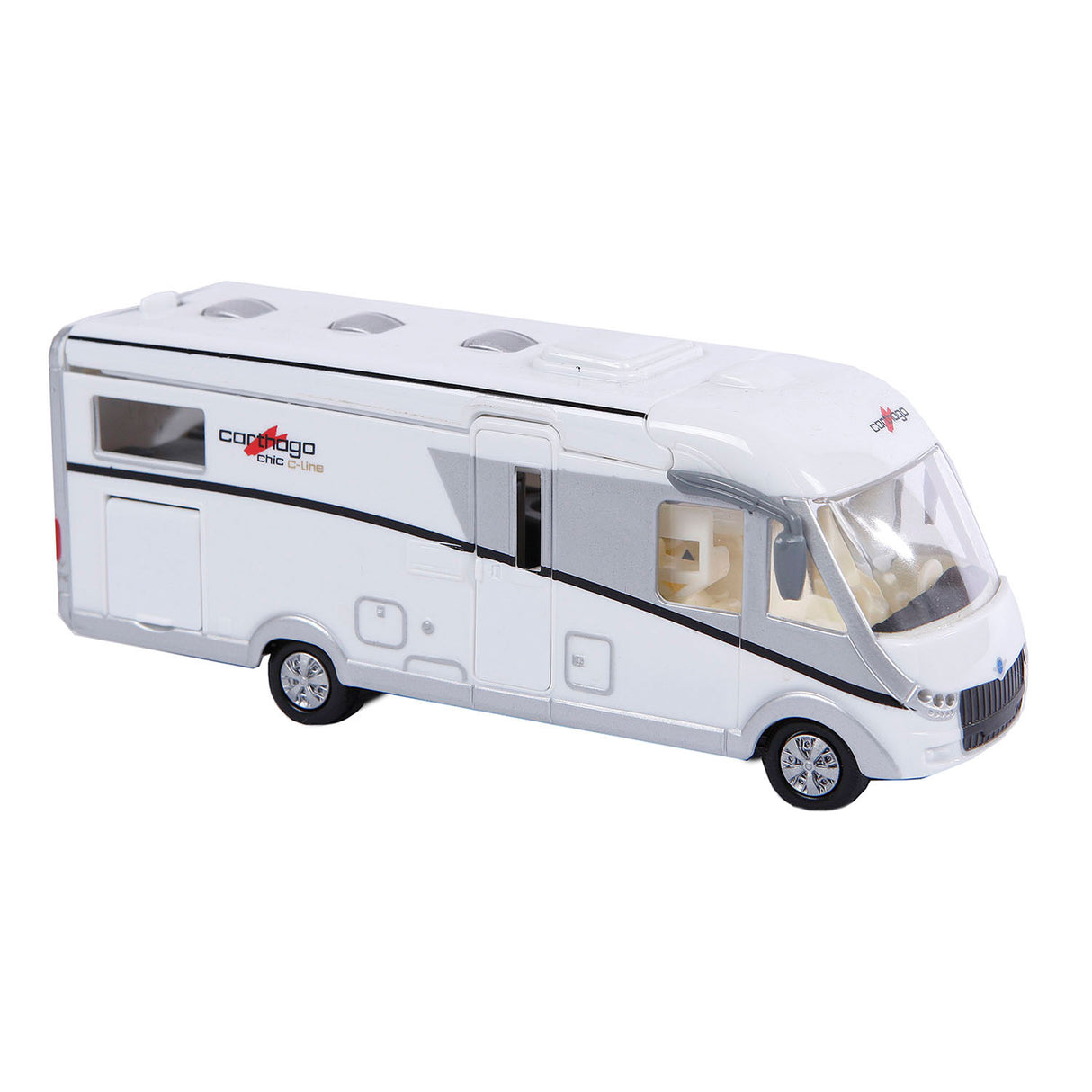 Kids Globe Die Cast Carthago Camper With Light, 16cm