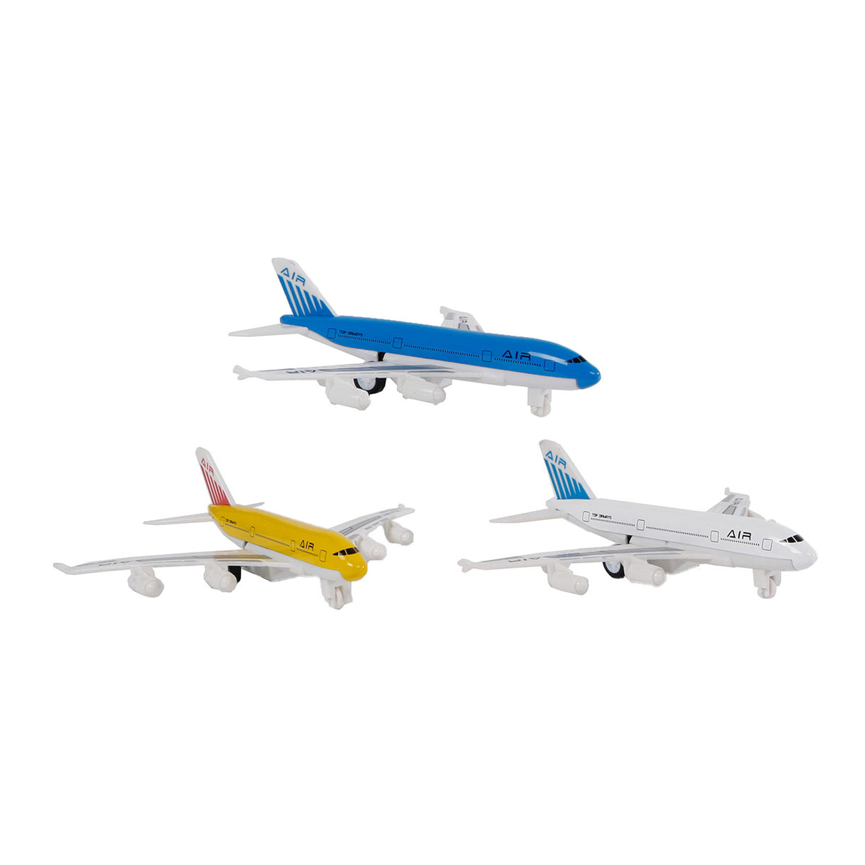 2-teiliges Rückzugsflugzeug aus Druckguss, 14 cm