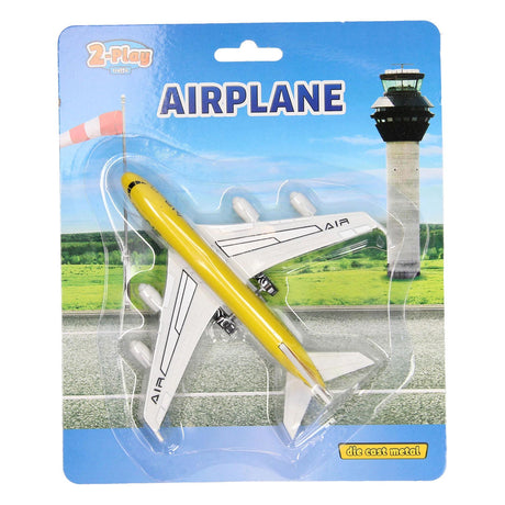 2-teiliges Rückzugsflugzeug aus Druckguss, 14 cm