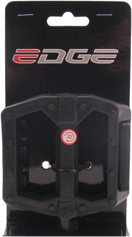 Edge-Pedalset BMX breit aus Kunststoff schwarz