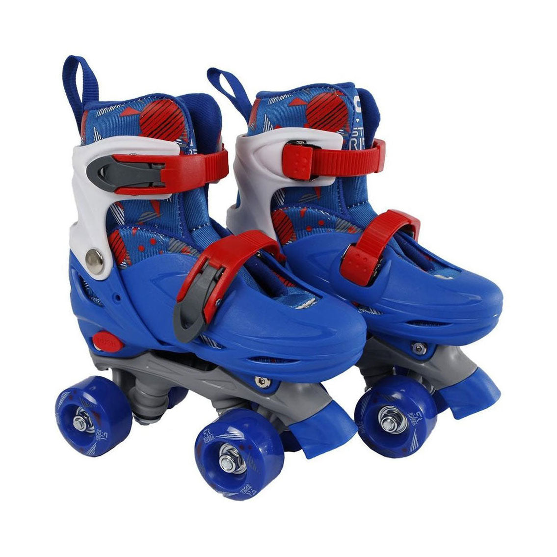 Street Rider Roller Skates Blau einstellbar, Größe 27-30