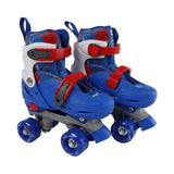 Street Rider Roller Skates Blau einstellbar, Größe 27-30