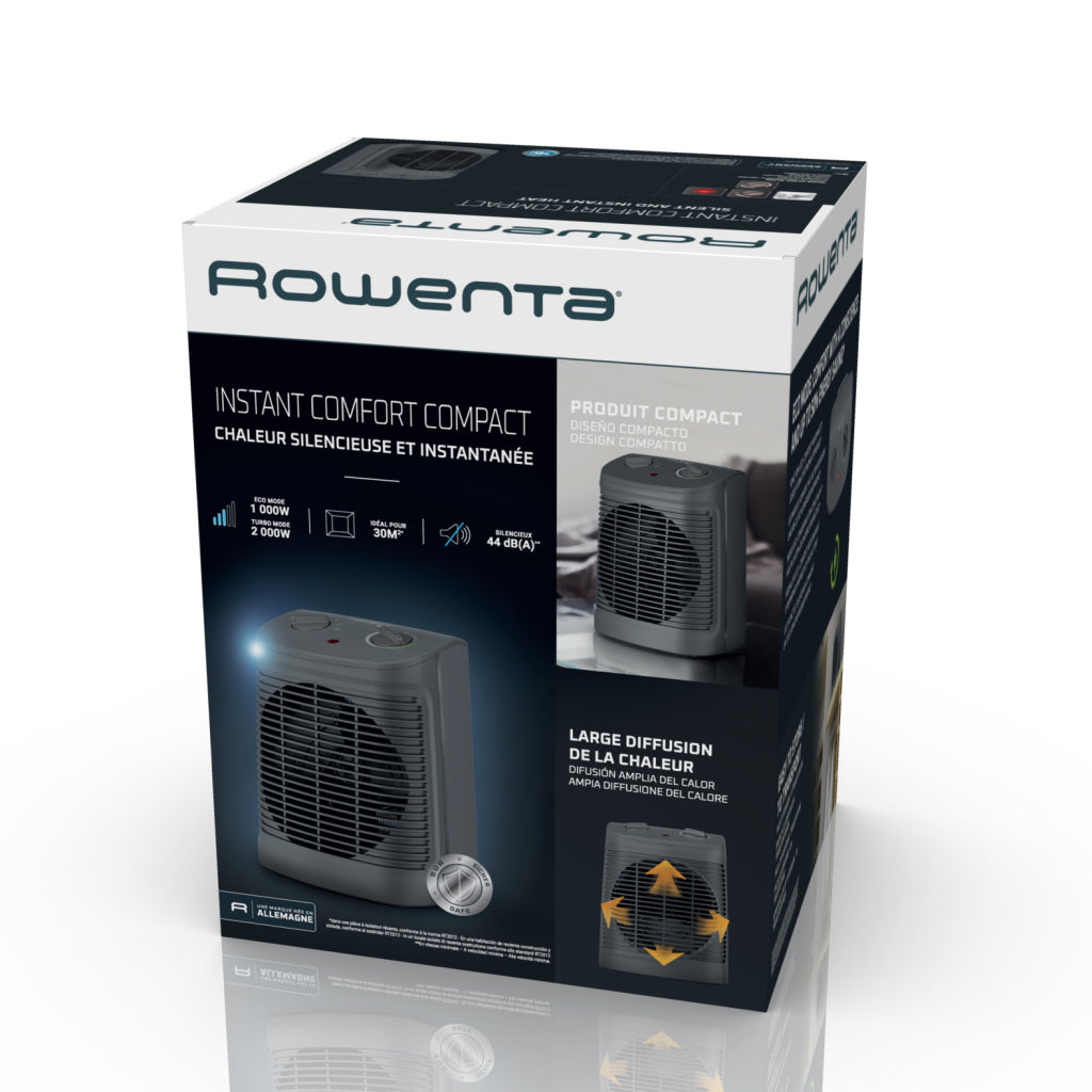 Rowenta so2321 Heizlüfter 1800 W grau