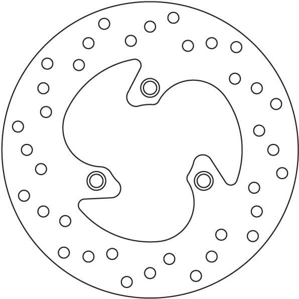 NEWFREN BRAKE CD DF4001A | Aprilia Peugeot (vorne hinter)