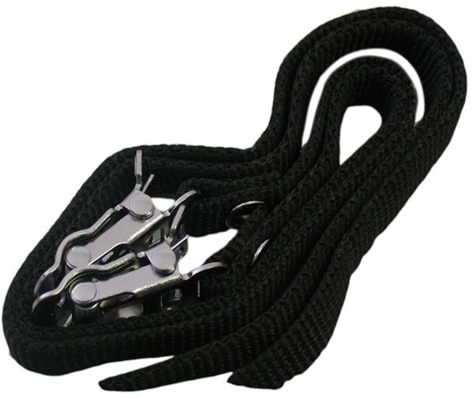 Correas de pedal correas de borde a clips nylon negro