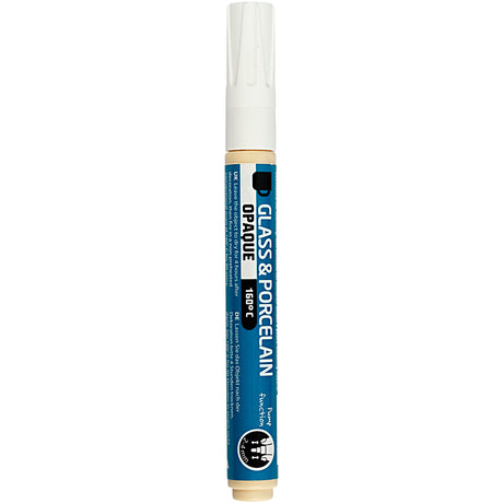 Kreativunternehmen https: www.cchobby.nl Glas-und-Porzellan-Marker-Liniendicke-2-4-mm-opak-weiß-1-teilig