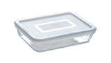 Pyrex-Schüssel mit Kunststoffdeckel 0,8l