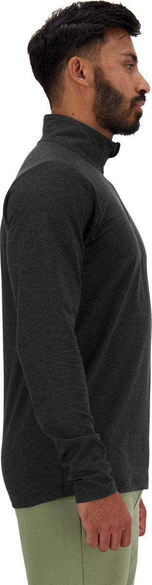 New Balance Space Dye 1 4 Zip Herren-Sportpullover – Schwarz