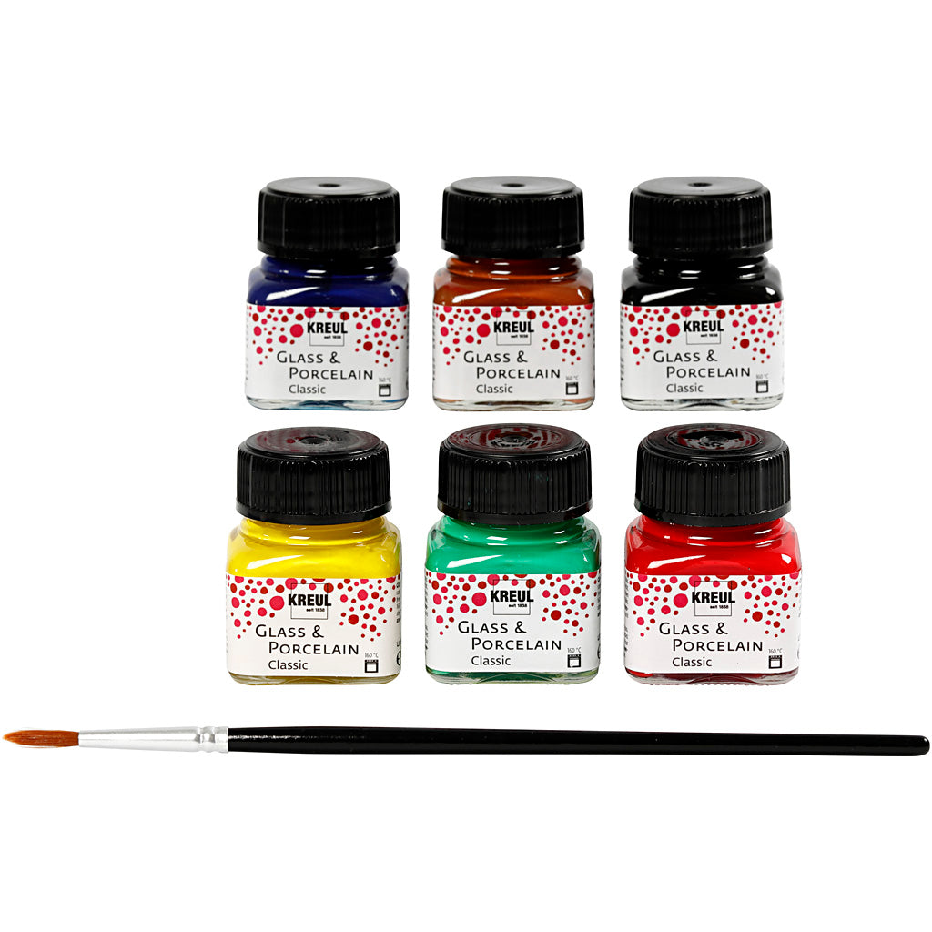 Creativ Company Glas- und Porzellanfarbe – verschiedene Farben