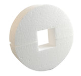Powertex • piepschuim cirkel 17.5x4cm