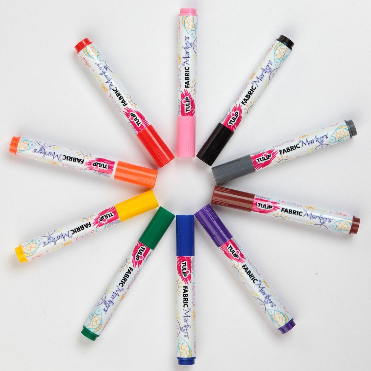 Tulpe • Textilmarker Regenbogen 10St.