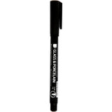 Creativ Company Contourstift für Glas und Porzellan Schwarz, Linie Deich 1-3 mm