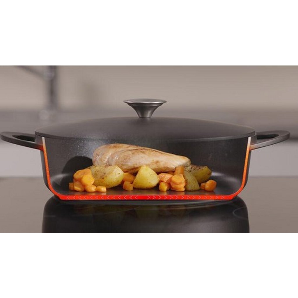 Tefal matlagingsutstyr TEFAL Trattoria Stew Pan 28 cm svart