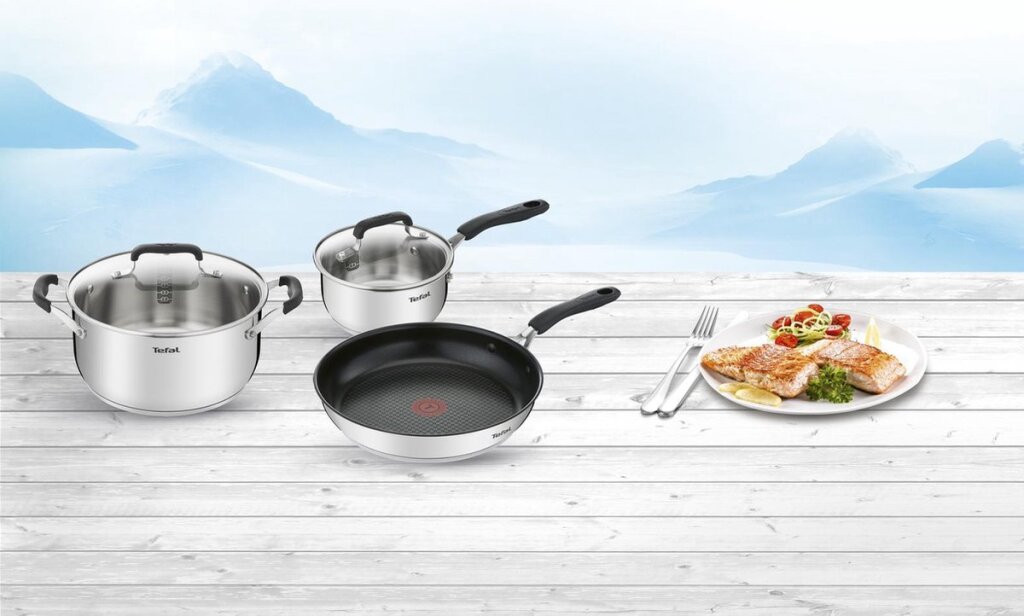 Tefal Cookware Tefal Cook Cool Pan Set 3-Stück