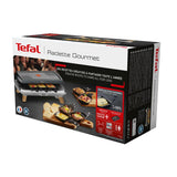Tefal Tefal RE610D 3in1 Raclette für 8 Personen, schwarzes Edelstahlholz