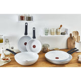 Tefal Kochgeschirr Tefal Keramik Control Wok 28 cm weiß