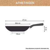 Tefal Renew+ Wok-Pfanne – ø28 cm – Keramik – PFAS-frei – für Induktion geeignet