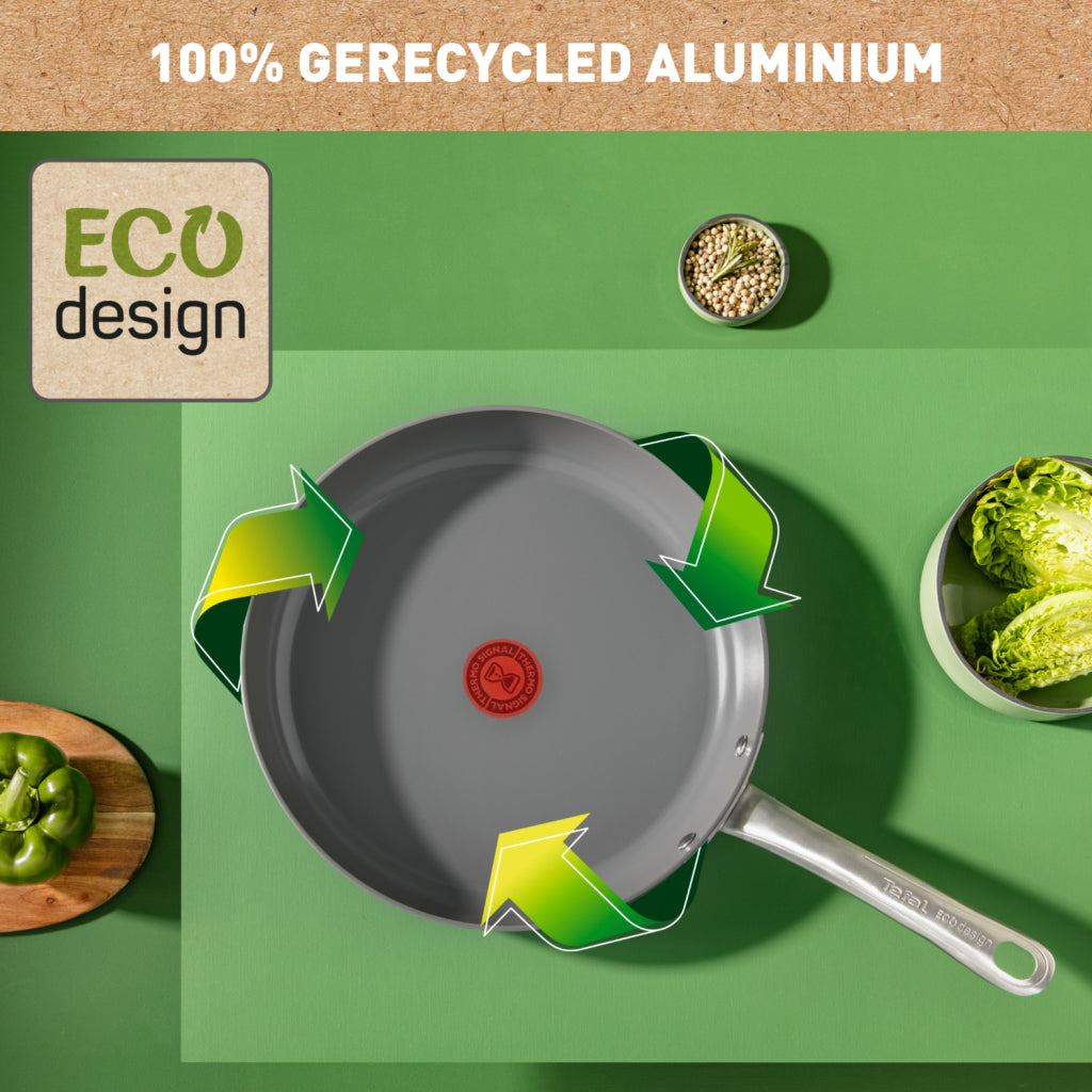 Tefal c42404 renew+ Keramik-Bratpfanne 24 cm
