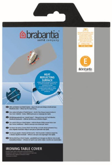 Brabantia Deckschicht metallisiert 135 x 49 cm, Größe E