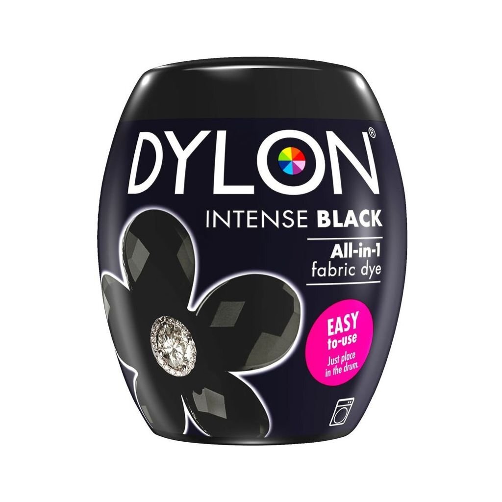 Grundlæggende Dylon Machine Wax Textile Paint Intens sort 350 Gr