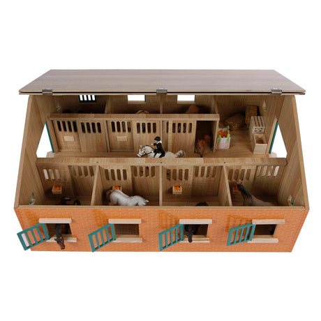 Kinderglobus Pferdestall mit 7 Boxen, 1:24