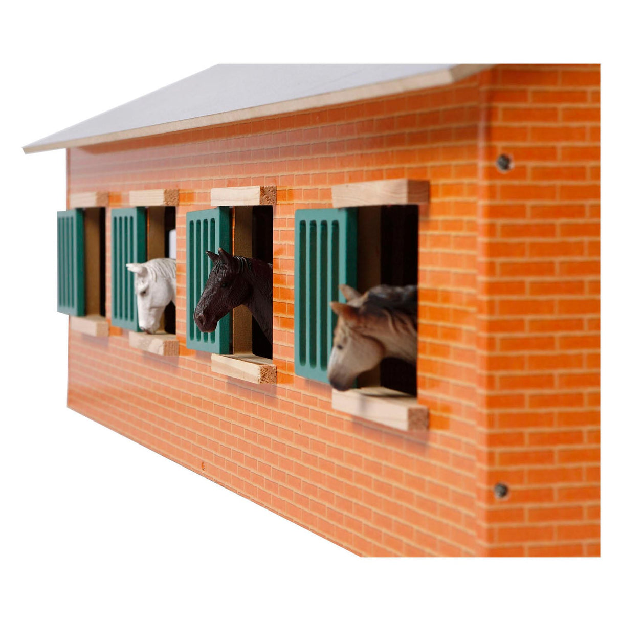 Kids Globe Globe Horse Stable con 7 scatole, 1:24