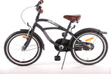 Volare Black Cruiser Children's Bike - pojkar - 18 tum - svart - 95% monterad