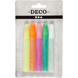 Creativ Company Glitzerkleber, Pastellfarben, 5x10 ml 1 Box
