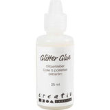 Creativ Company Glitzerkleber, holografisch weiß, 25 ml 1 Flasche