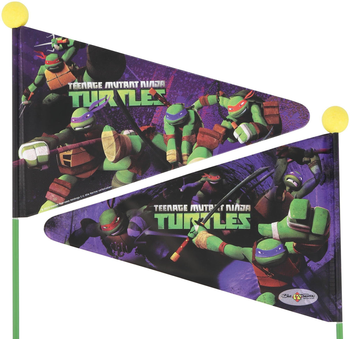 Fahrradmode-Sicherheitsflagge, Sicherheitsflagge, Ninja-Schildkröten