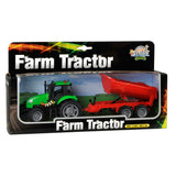 Kinder-Globus-Traktor mit Anhänger-Lichtsound 1:32