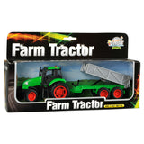 Kinder-Globus-Traktor mit Anhänger-Lichtsound 1:32