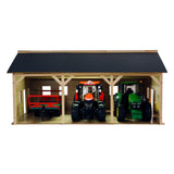 Kids Globe Globe Globe Agricultural Lock Wood for 3 Tractors, 1:16