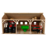 Kids Globe Globe Globe Agricultural Lock Wood for 3 Tractors, 1:16