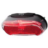 Axa Trägerrücklicht Riff Batterieauto 50-80 mm (auf Karte)