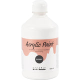 Creativ Company Acrylfarbe glänzend, weiß, 500 ml 1 Flasche