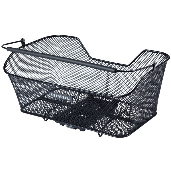 Basil Fahrradkorbbasis XL Hinterradkorb Mik 44 x 23 x 17 cm - Schwarz
