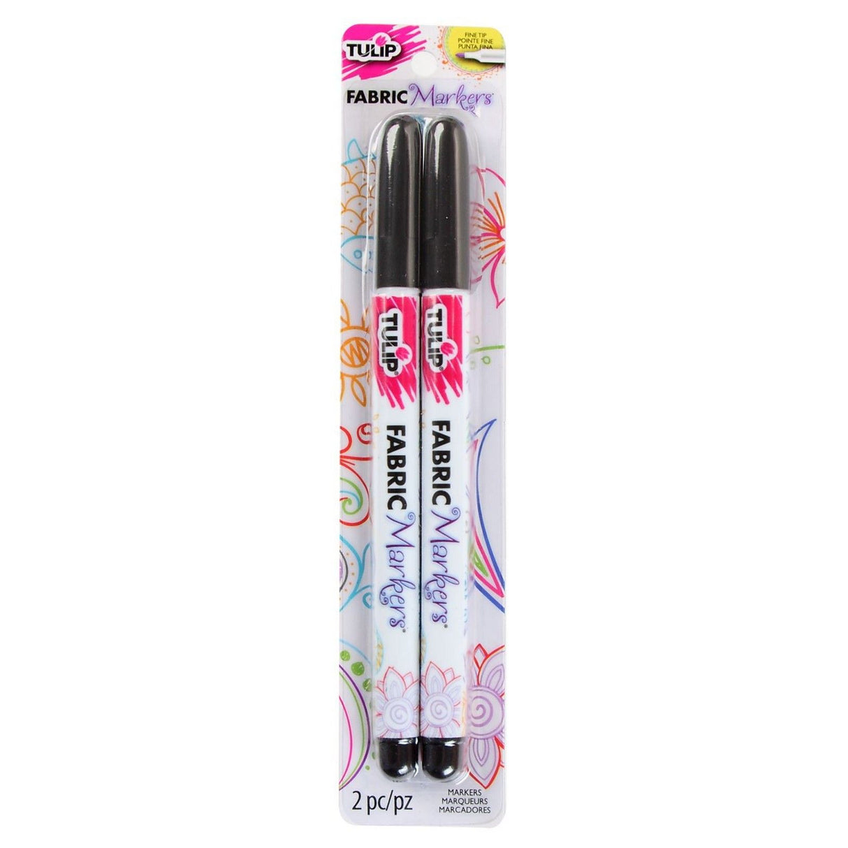 Tulpe • Textilmarker schwarz 2 Stk.