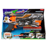 Toi-toys Foam Strikex elektrische Schießpistole Shockwave mit 24 Schaumstoffpfeilen