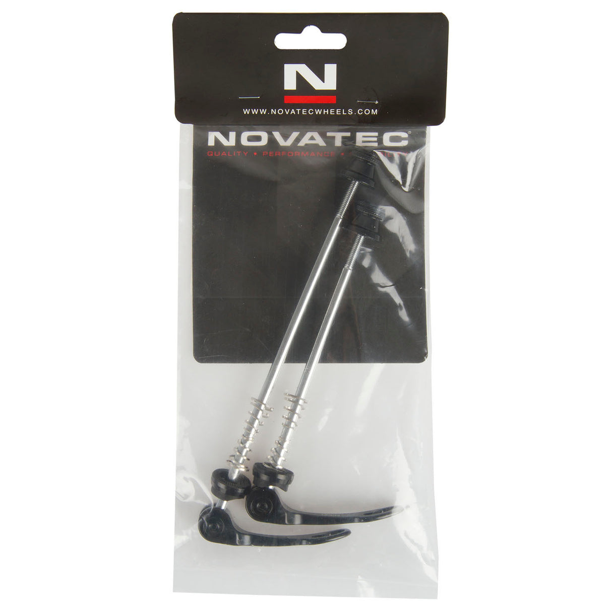 Novatec set of quick releases aluminum black