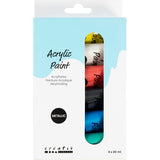 A-Color Acrylfarbe Metallic, Metallic, Standardfarben, 6x20 ml 1 Dose