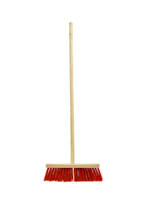 1009154 - pvc bezem 40cm gesteeld | 3 stuks
