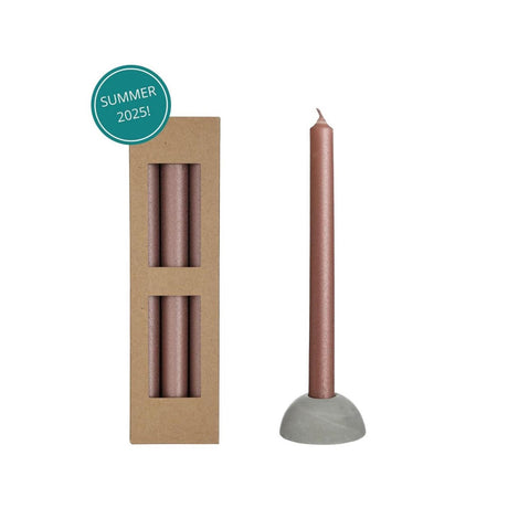 Ideas 4 Seasons Dinner Candle Bliss Pink 3er-Set ø2,2xh25cm