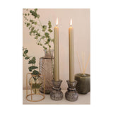 Ideas 4 Seasons Dinner Candle Bliss Gold, 3-teiliges Set