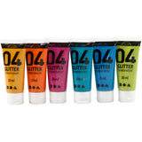 Creativ Company Children's Acrylfarbe Glitzerfarbe, 6x20ml