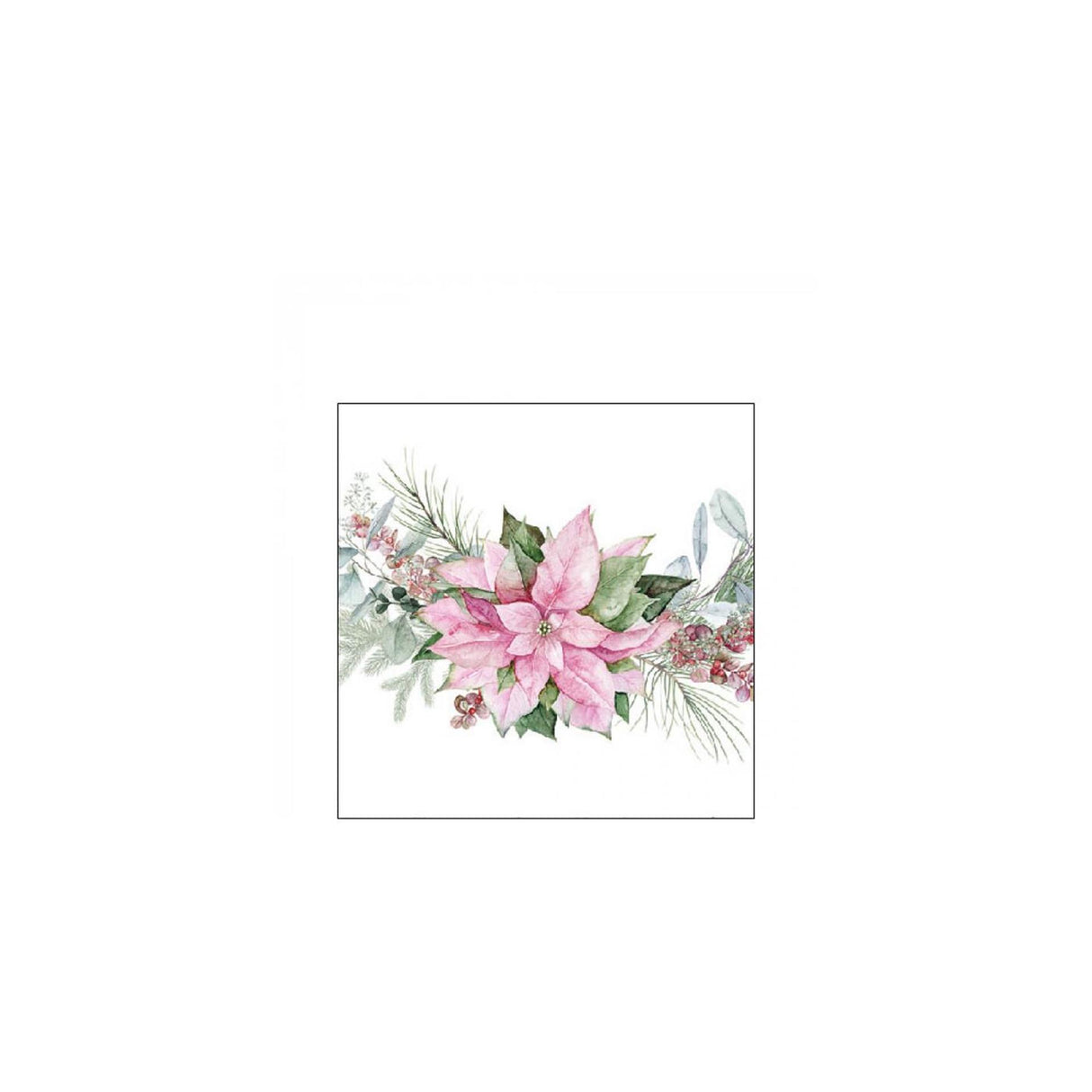 Ambiente Servietten 25cm rosa Weihnachtsstern