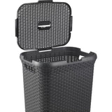 Curver Curver Style Wicker Look perilni košarici 60L antracit