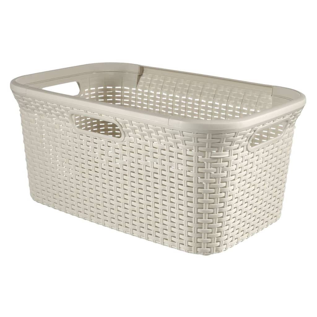 Curver curver laundry basket style 45 l vintage white